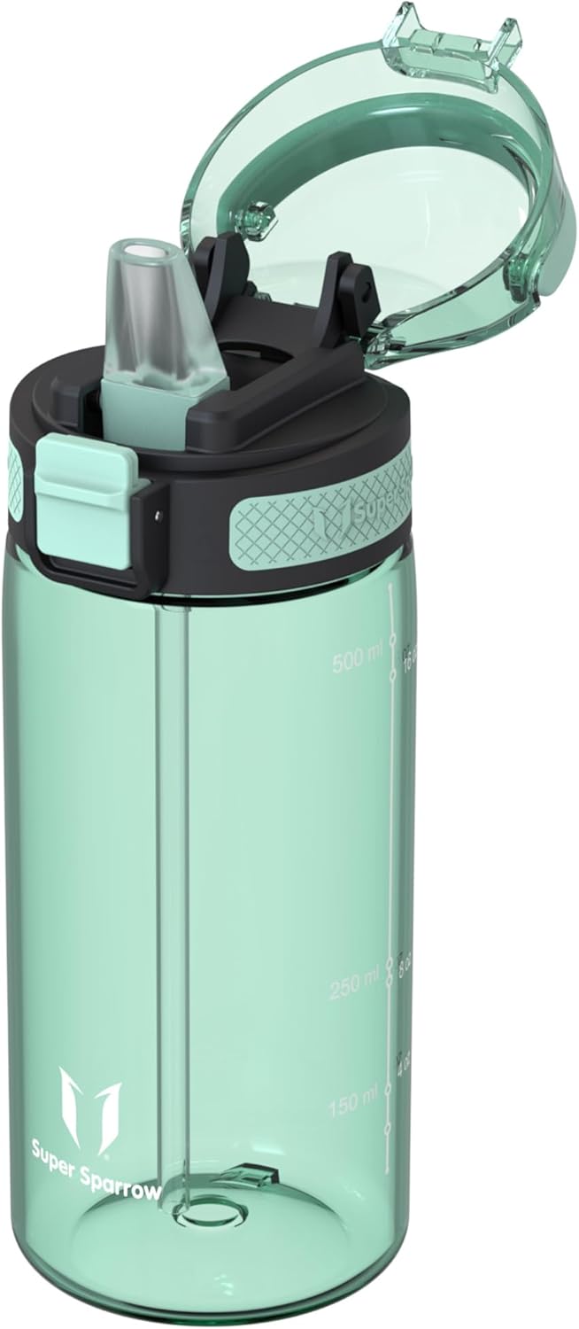 Borraccia - Touchsip Sportiva Bottiglia - 500Ml/750Ml/1L - Tritan Senza BPA, a Prova Di Perdite - Borracce Con Cannuccia Ideale per Scuola E Sport