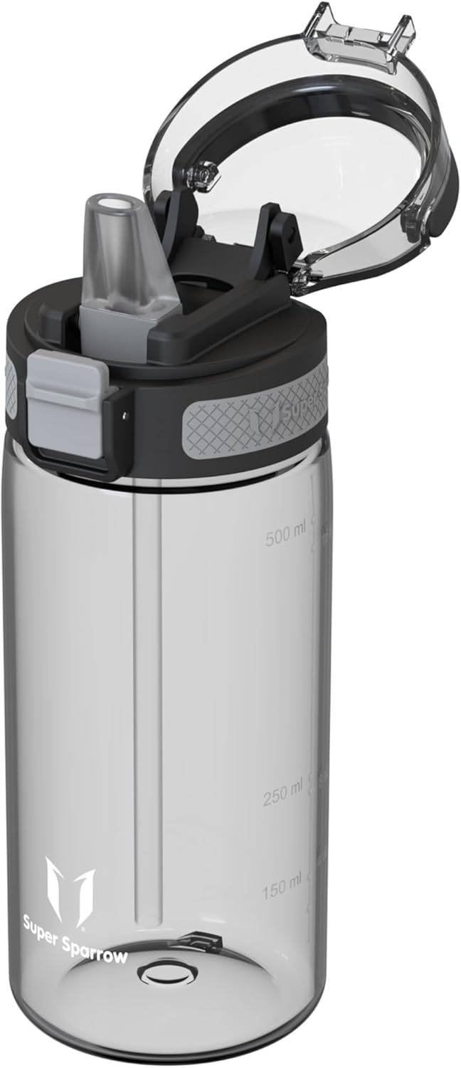 Borraccia - Touchsip Sportiva Bottiglia - 500Ml/750Ml/1L - Tritan Senza BPA, a Prova Di Perdite - Borracce Con Cannuccia Ideale per Scuola E Sport
