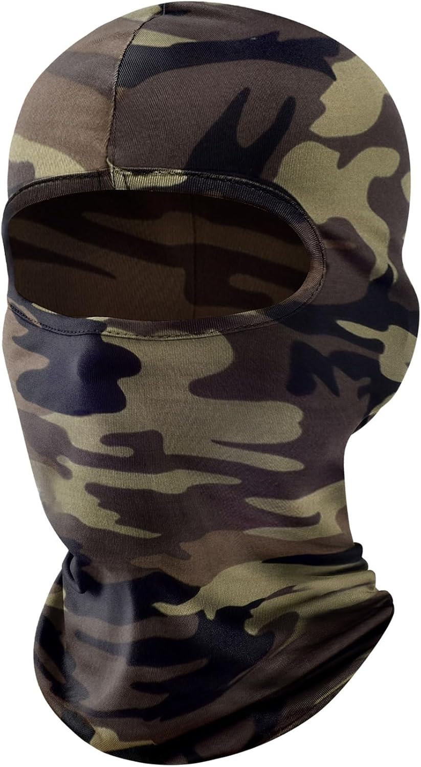 Passamontagna Moto, Maschera Da Sci Con Protettore UV, Balaclava per Uomo/Donna
