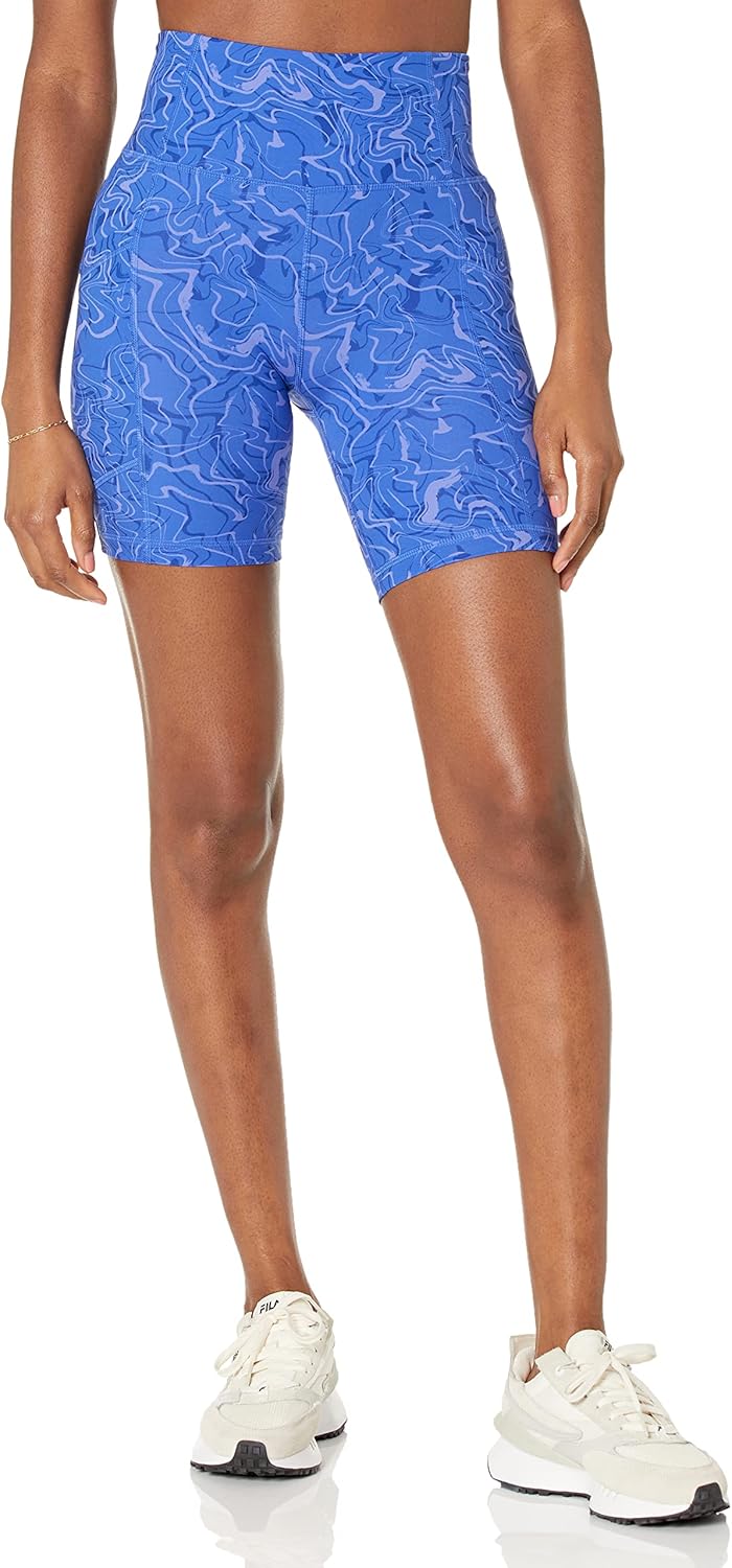Pro Sport Active Sculpt: Pantaloncini Ciclisti Yoga Donna a Vita Alta con Tasche | Compressione Media, Effetto Snellente