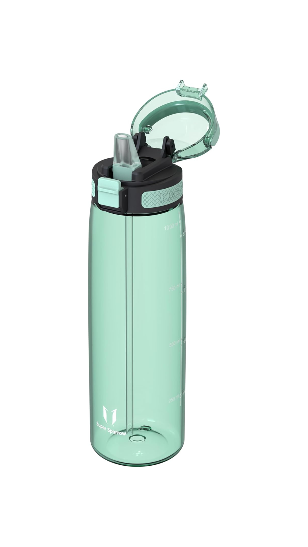 Borraccia - Touchsip Sportiva Bottiglia - 500Ml/750Ml/1L - Tritan Senza BPA, a Prova Di Perdite - Borracce Con Cannuccia Ideale per Scuola E Sport