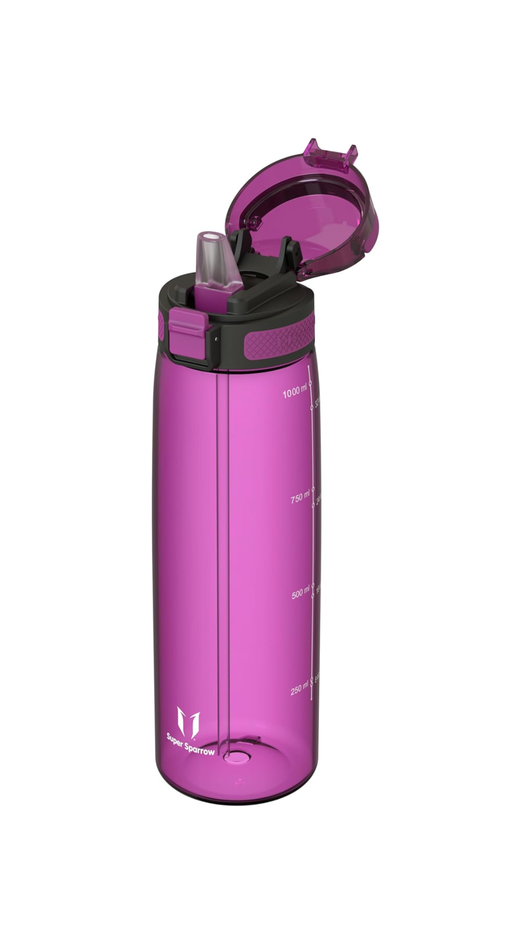 Borraccia - Touchsip Sportiva Bottiglia - 500Ml/750Ml/1L - Tritan Senza BPA, a Prova Di Perdite - Borracce Con Cannuccia Ideale per Scuola E Sport