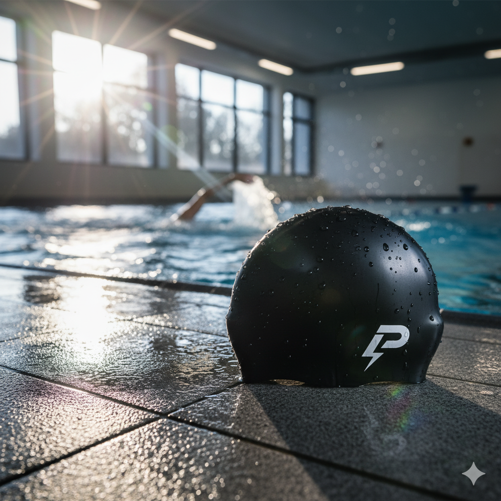 PRO SPORT ITALIA - Cuffia da Nuoto Professionale in Silicone con Protezione Orecchie (Ideale Capelli Lunghi)