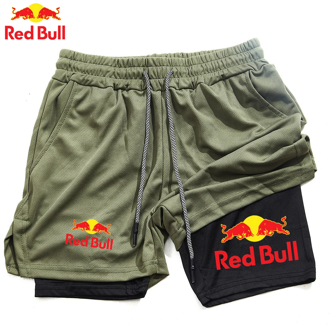 Pantaloncino Red Bull, doppio strato