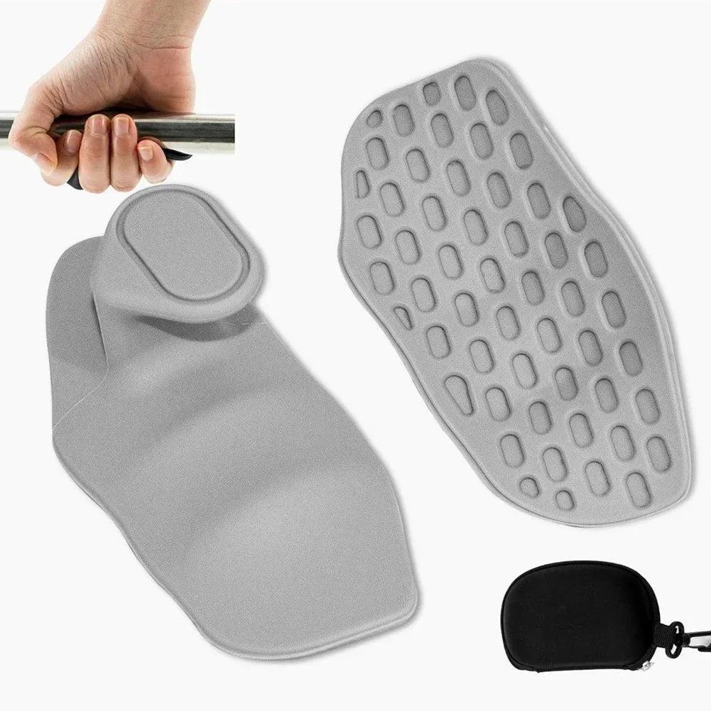 Gym Pro Grip Pads Pro Sport Italia (2 Pezzi) Impugnature antiscivolo da palestra per sollevamento pesi, con custodia, guanti da allenamento in gomma per uomini e donne