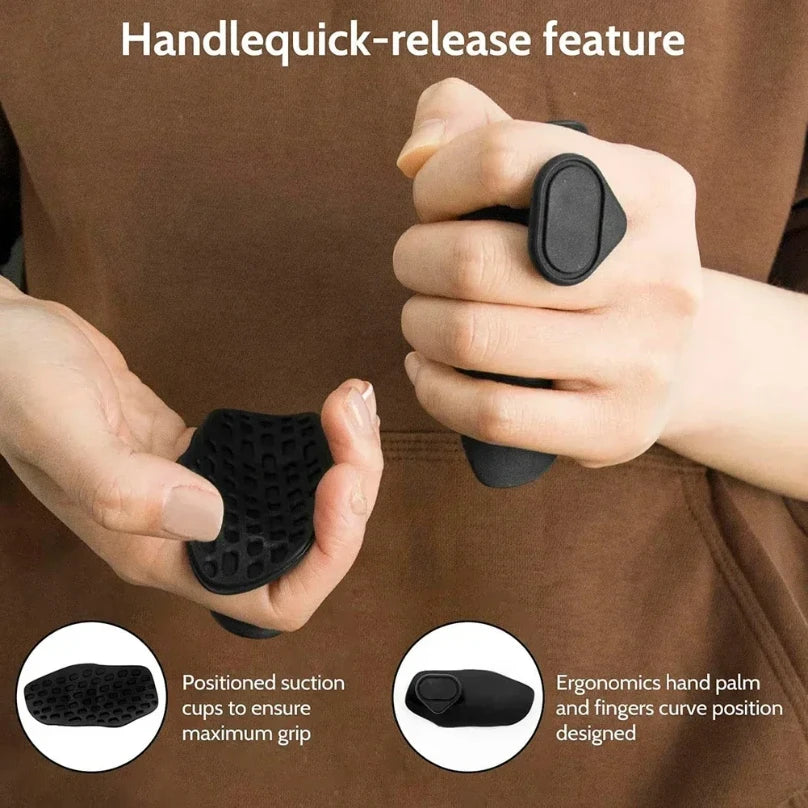 Gym Pro Grip Pads Pro Sport Italia (2 Pezzi) Impugnature antiscivolo da palestra per sollevamento pesi, con custodia, guanti da allenamento in gomma per uomini e donne