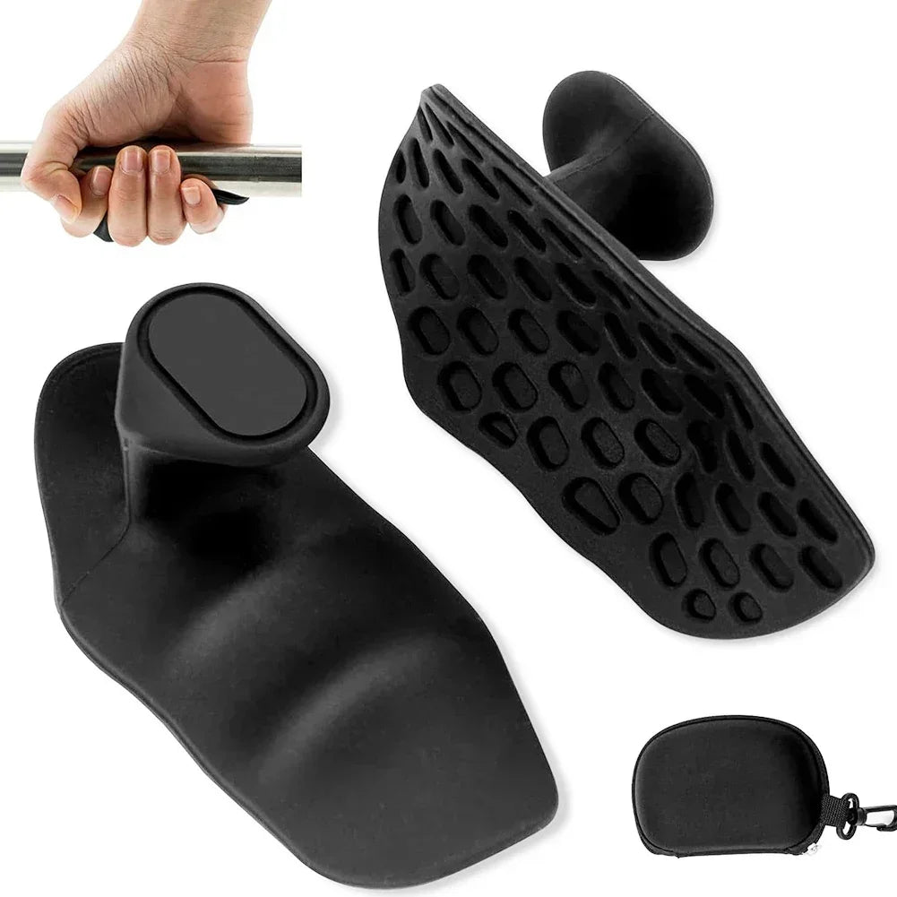 Gym Pro Grip Pads Pro Sport Italia (2 Pezzi) Impugnature antiscivolo da palestra per sollevamento pesi, con custodia, guanti da allenamento in gomma per uomini e donne
