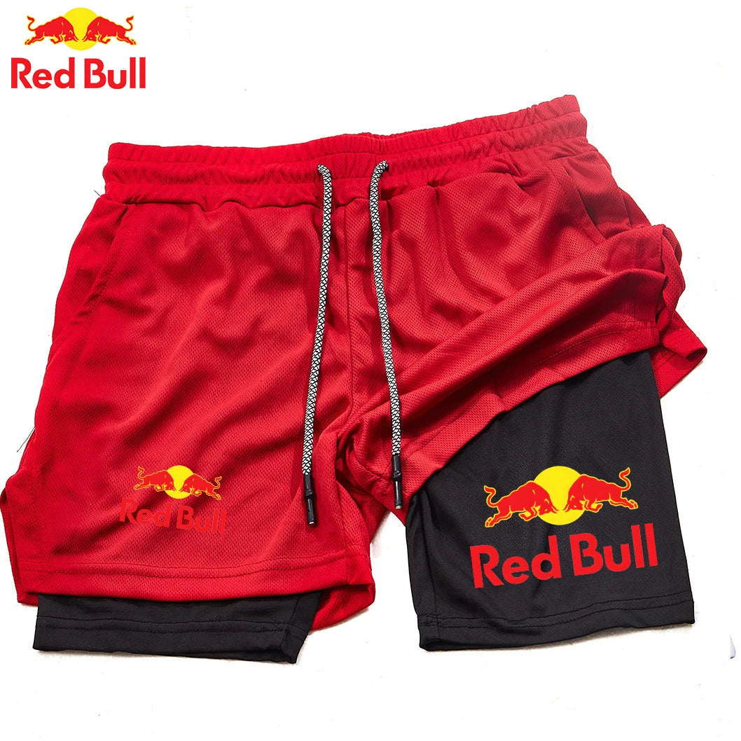 Pantaloncino Red Bull, doppio strato