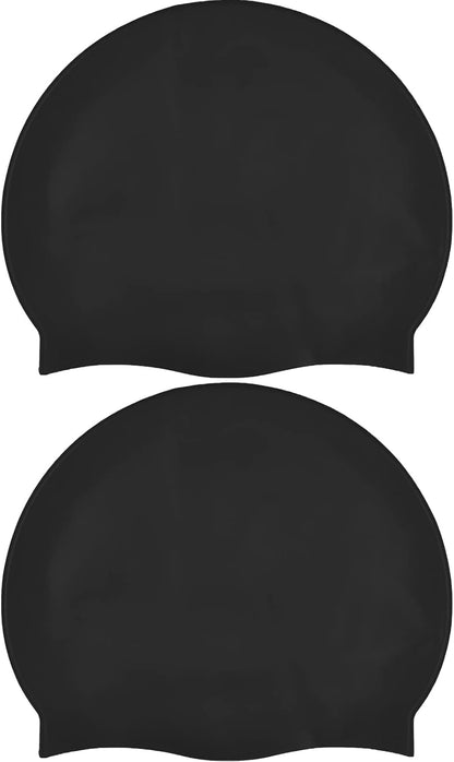 PRO SPORT ITALIA - Cuffia da Nuoto Professionale in Silicone con Protezione Orecchie (Ideale Capelli Lunghi)