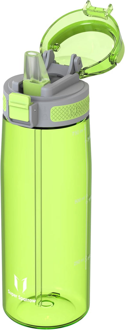 Borraccia - Touchsip Sportiva Bottiglia - 500Ml/750Ml/1L - Tritan Senza BPA, a Prova Di Perdite - Borracce Con Cannuccia Ideale per Scuola E Sport