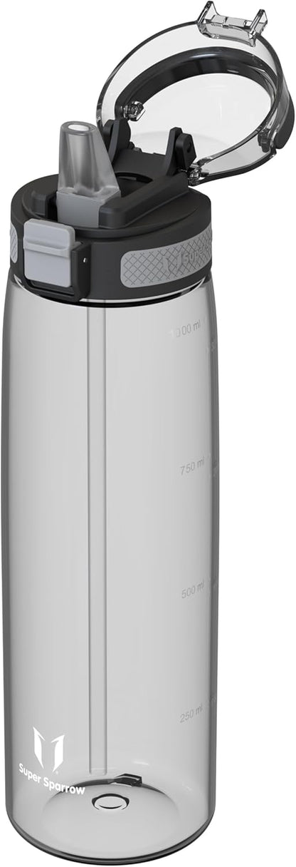 Borraccia - Touchsip Sportiva Bottiglia - 500Ml/750Ml/1L - Tritan Senza BPA, a Prova Di Perdite - Borracce Con Cannuccia Ideale per Scuola E Sport