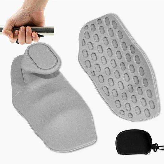 Gym Pro Grip Pads Pro Sport Italia (2 Pezzi) Impugnature antiscivolo da palestra per sollevamento pesi, con custodia, guanti da allenamento in gomma per uomini e donne