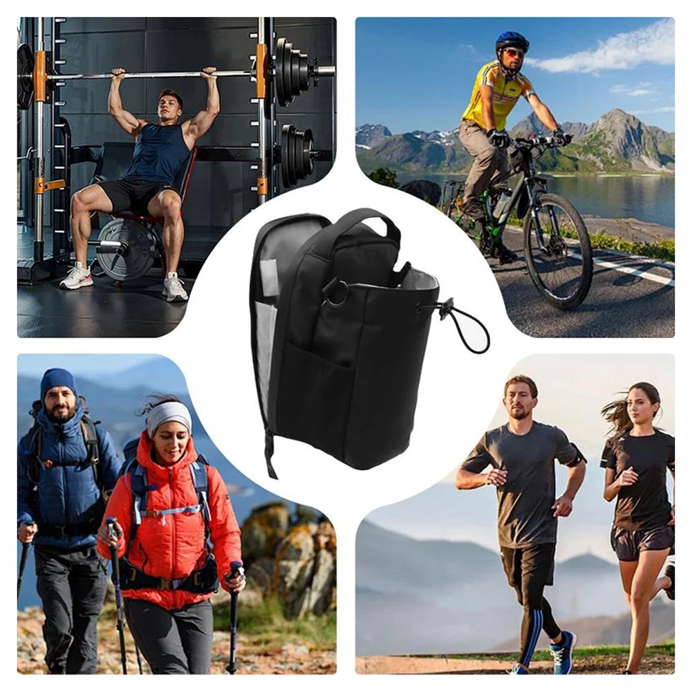 Magnetic Gym Sling Bag Waterproof Phone Holder Crossbody Bag Portable Travel Sports Bag for Outdoor Sports and Activities