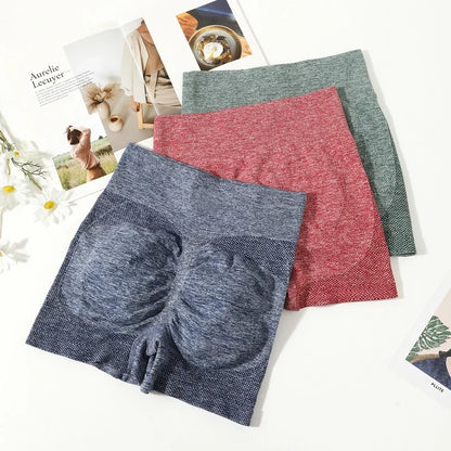 Shorts Palestra Donna AURA Sculpt Vita Alta Push Up | Leggings Corti Ciclismo & Yoga | Tessuto Traspirante Elasticizzato Premium