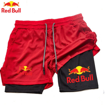 Pantaloncino Red Bull, doppio strato